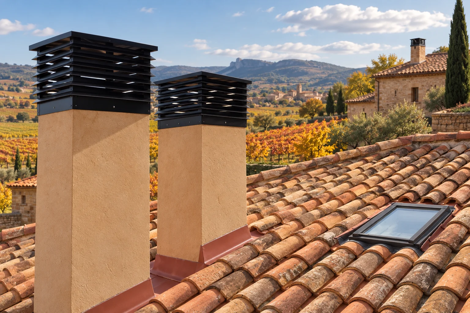 Remates exteriores de chimenea