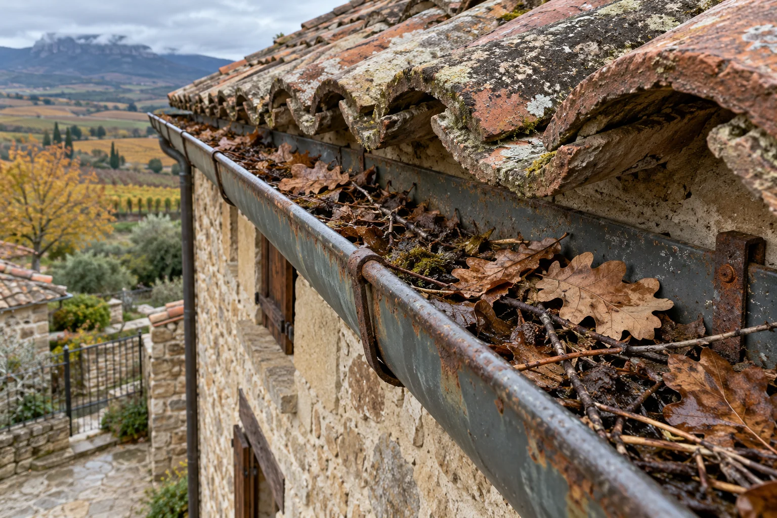 Limpieza y mantenimiento de canalones en La Rioja