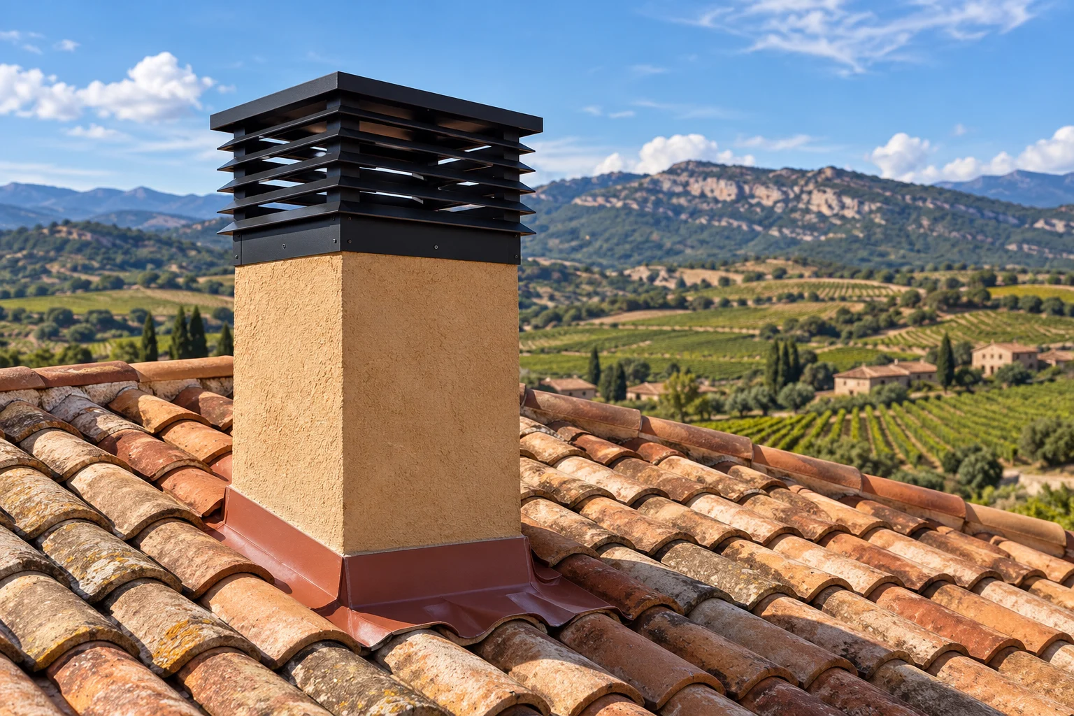 Remates exteriores de chimenea en La Rioja